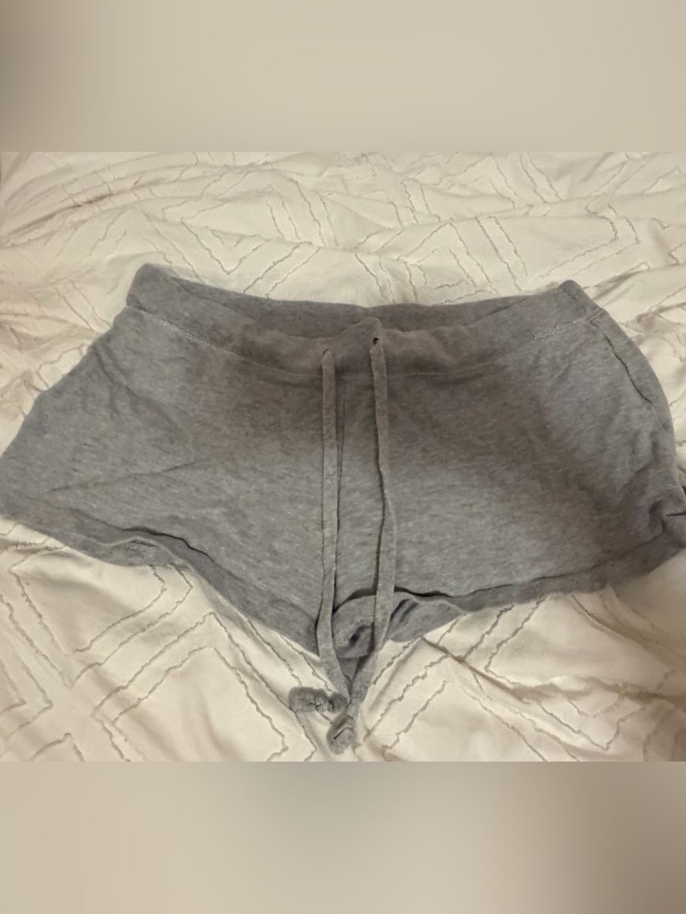 Brandy Melville Gray Drawstring Lounge Shorts